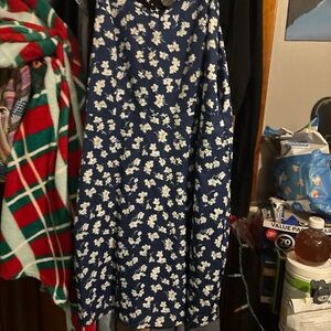 Floral Blue Dress